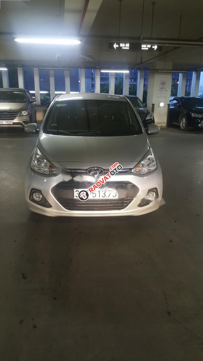 Bán Hyundai Grand i10 đời 2014, màu bạc, nhập khẩu nguyên chiếc-2