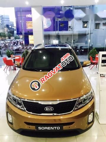 Bán Kia Sorento đời 2017, màu vàng đồng-1