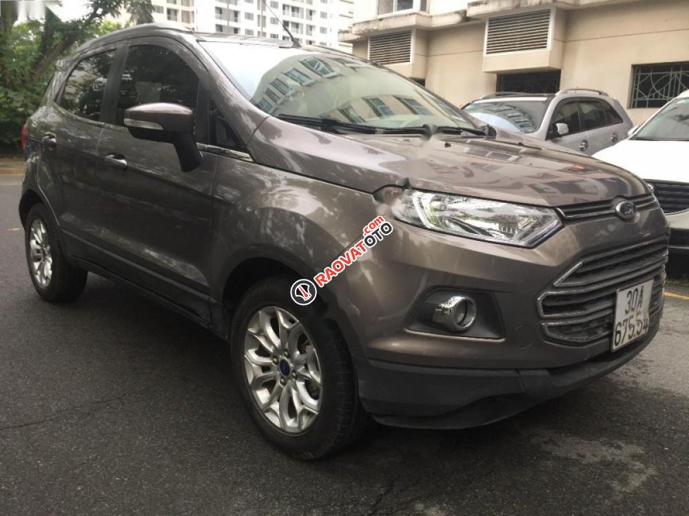 Chính chủ bán Ford EcoSport Titanium 1.5L AT đời 2015, màu nâu-1