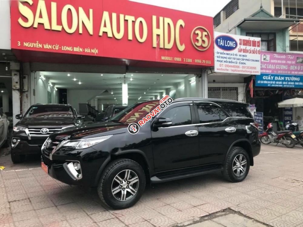 Bán Toyota Fortuner 2.7V đời 2016, màu đen, nhập khẩu nguyên chiếc, số tự động-1