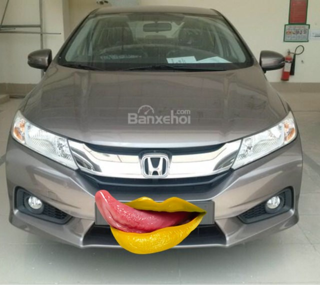 Bán xe Honda City đời 2016, màu xám, xe nhập-2