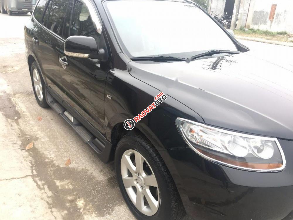 Xe Hyundai Santa Fe đời 2008, màu đen, xe nhập-7