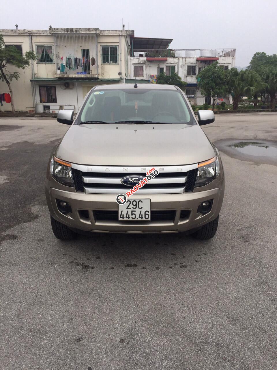 Bán ô tô Ford Ranger 2.2 AT đời 2014, màu vàng, xe nhập -0