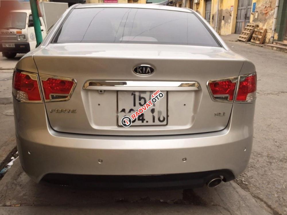 Bán Kia Forte SLi 1.6 AT sản xuất 2010, màu bạc, nhập khẩu  -0