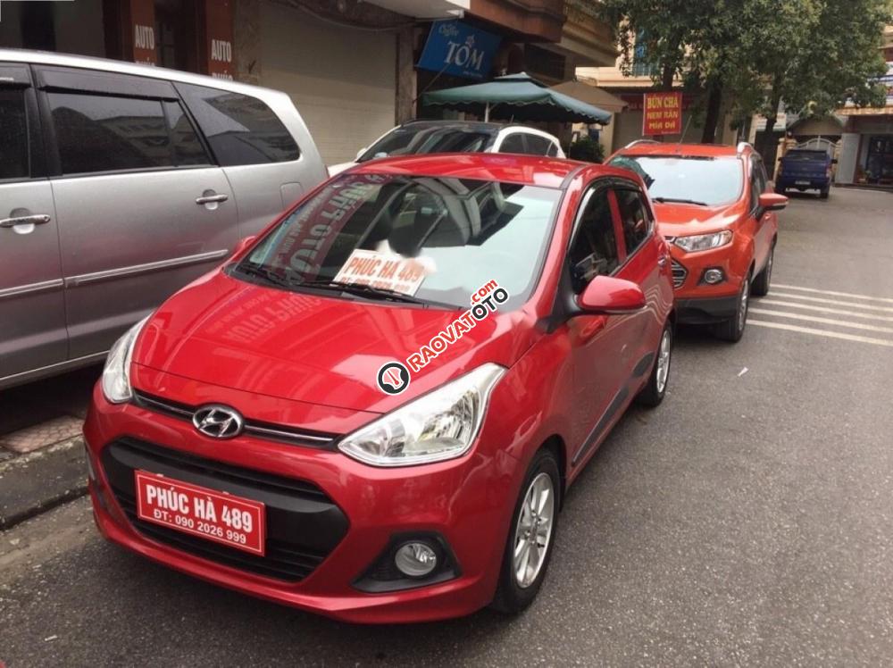 Bán ô tô Hyundai Grand i10 1.2 AT đời 2016, màu đỏ, xe nhập giá cạnh tranh-2