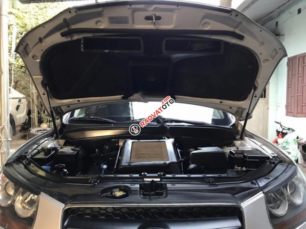 Cần bán gấp Hyundai Santa Fe MLX đời 2007, màu bạc, nhập khẩu số tự động-9