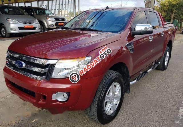 Bán ô tô Ford Ranger XLT đời 2013, màu đỏ-5