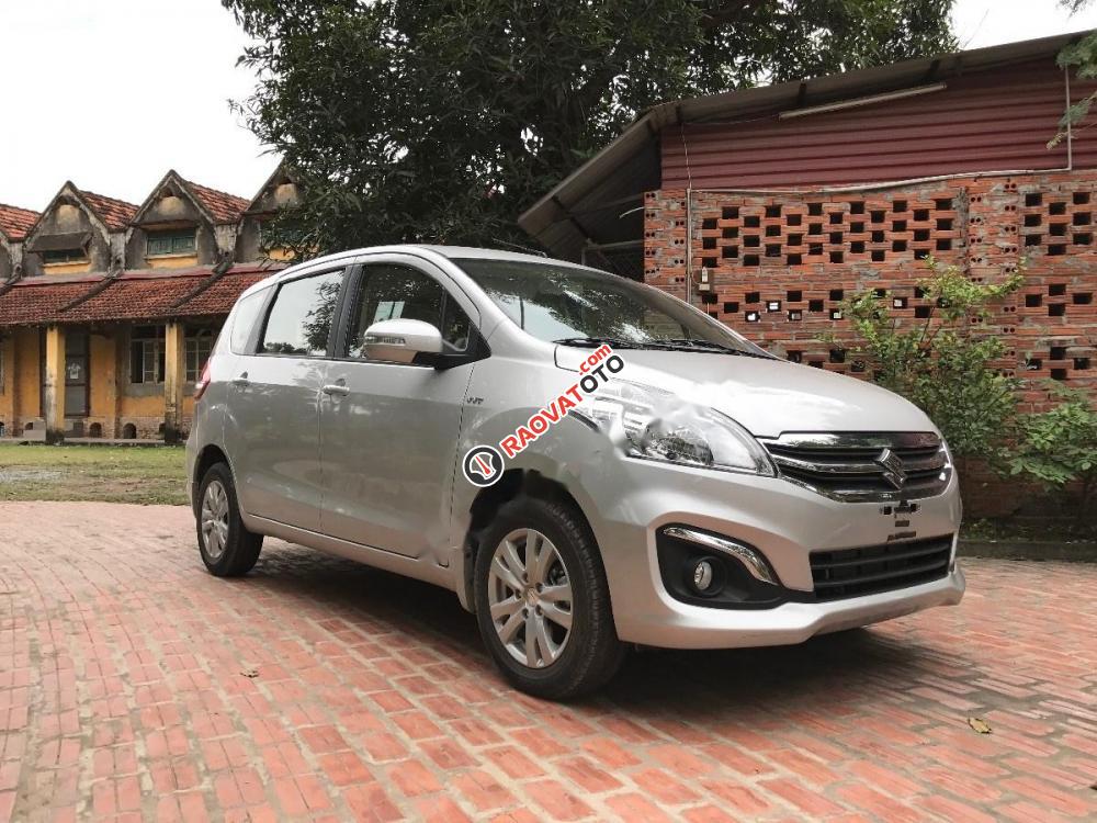 Bán Suzuki Ertiga 1.4 AT năm 2017, màu bạc, nhập khẩu-7