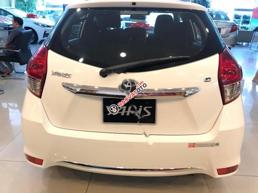 Bán ô tô Toyota Yaris 1.5G năm 2017, màu trắng, nhập khẩu Thái Lan, 637 triệu-2