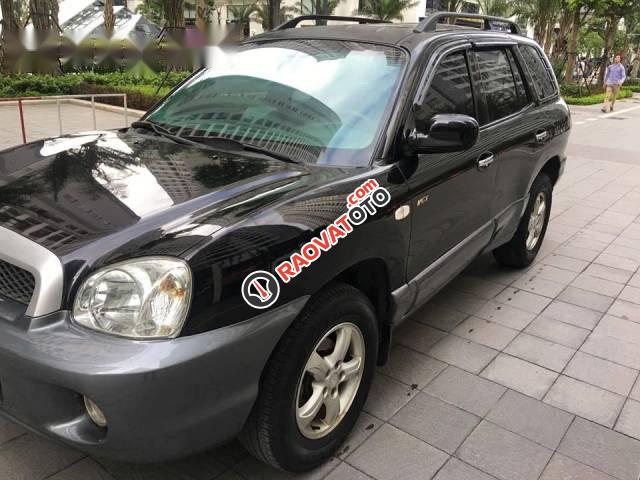 Bán Hyundai Santa Fe Gold đời 2008, màu đen -4