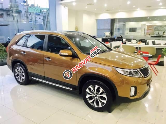 Cần bán Kia Sorento GATH 2017, màu vàng-1