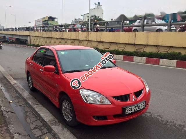 Bán Mitsubishi Lancer 1.6AT năm 2003, màu đỏ-3