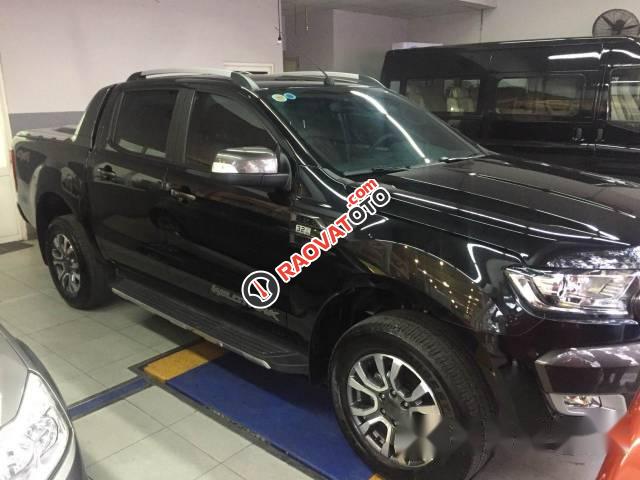 Bán ô tô Ford Ranger Wildtrak đời 2017, màu đen, 830 triệu-1