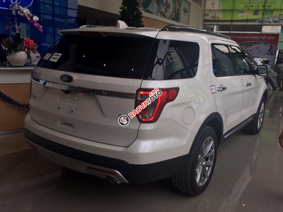 Bán Ford Explorer Limited 2017, màu trắng, nhập khẩu Mỹ, đẳng cấp doanh nhân-9