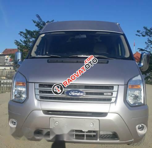 Bán Ford Transit đời 2014, màu bạc -0