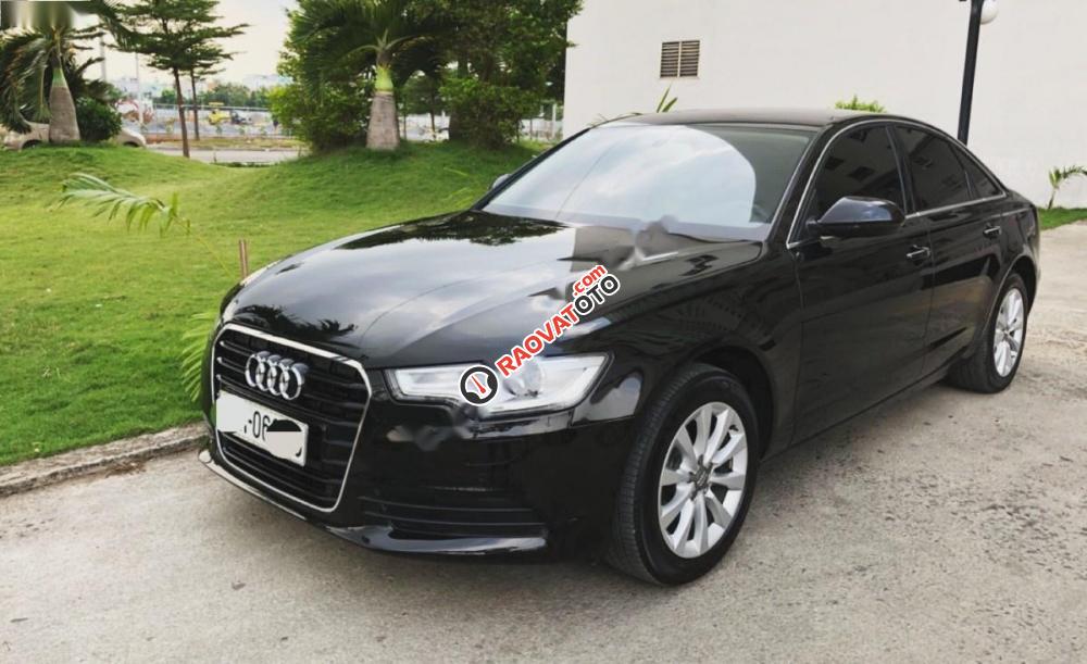 Cần bán Audi A6 2.0TFSi đời 2013, màu đen, xe nhập-0