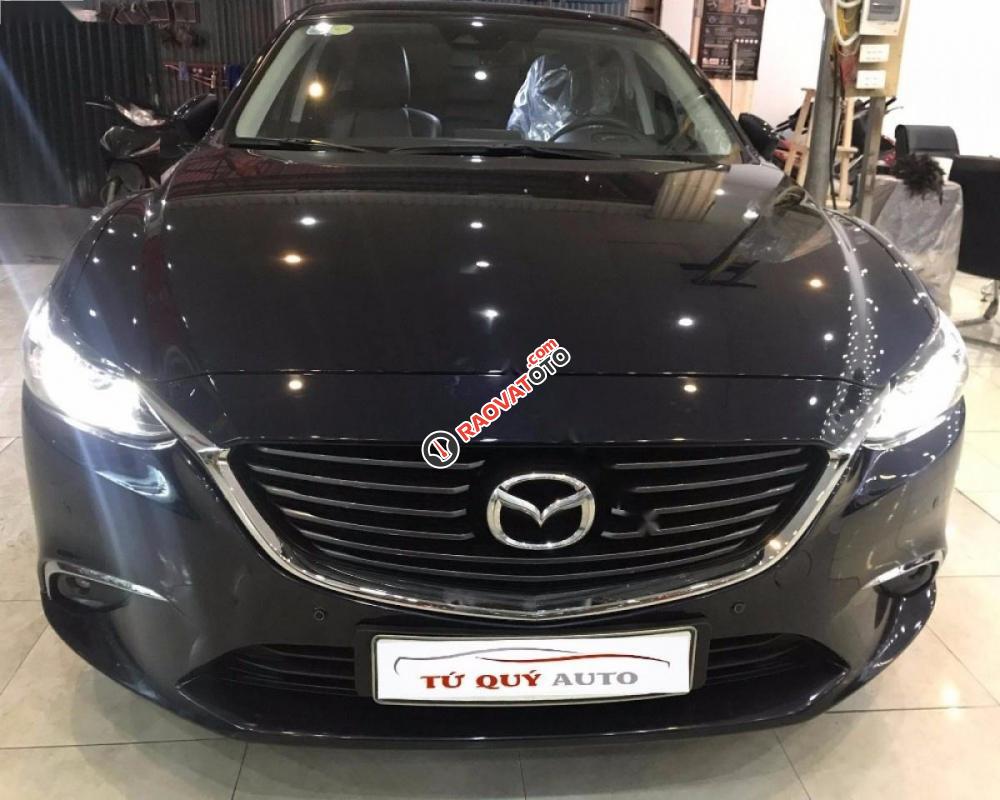 Cần bán lại xe Mazda 6 2.0AT đời 2017, màu xanh lam, 928 triệu-0