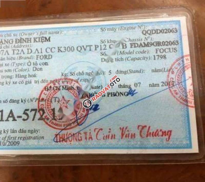 Bán Ford Focus đời 2009, màu đen-5