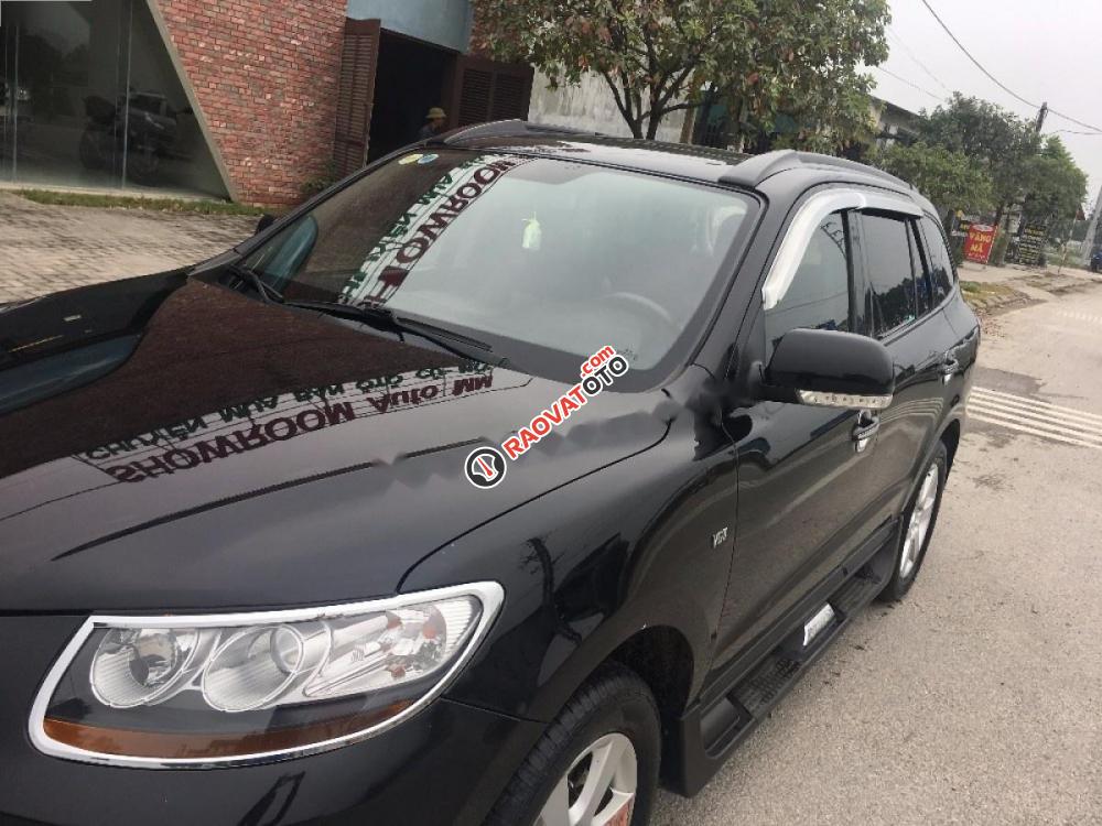 Xe Hyundai Santa Fe đời 2008, màu đen, xe nhập-2