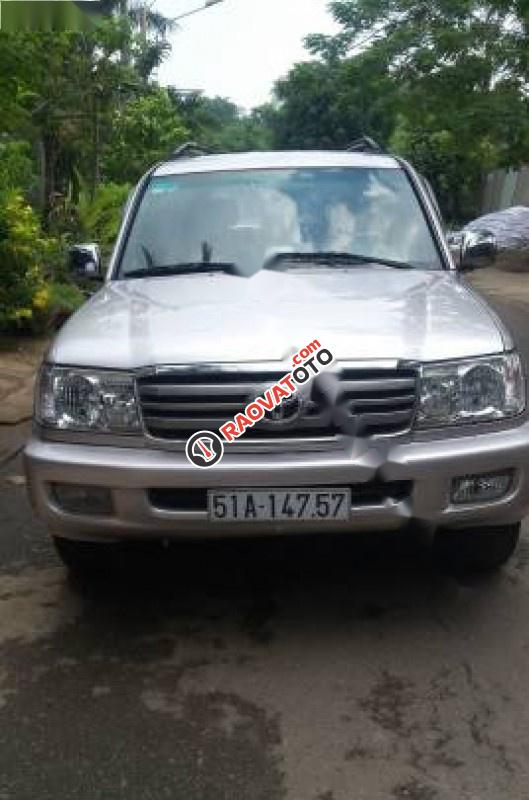 Bán xe Toyota Land Cruiser GX 4.5 năm 2000, màu bạc  -5