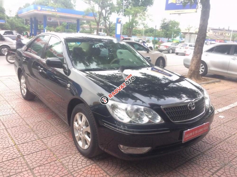 Cần bán gấp Toyota Camry 2.4G 2004, màu đen chính chủ giá cạnh tranh-2