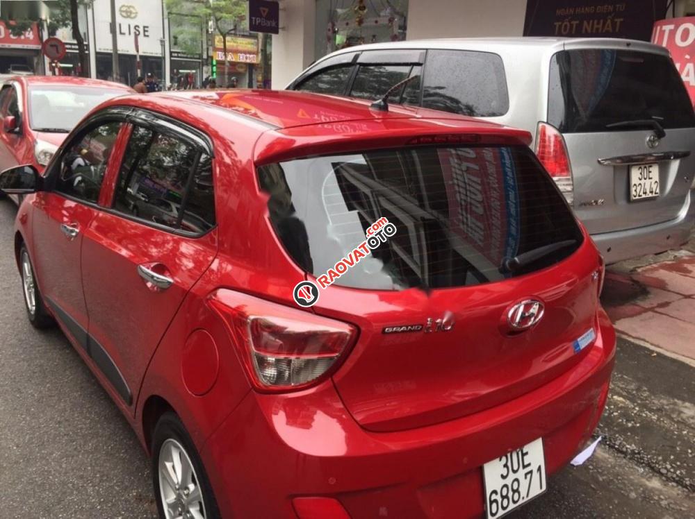 Bán ô tô Hyundai Grand i10 1.2 AT đời 2016, màu đỏ, xe nhập giá cạnh tranh-0