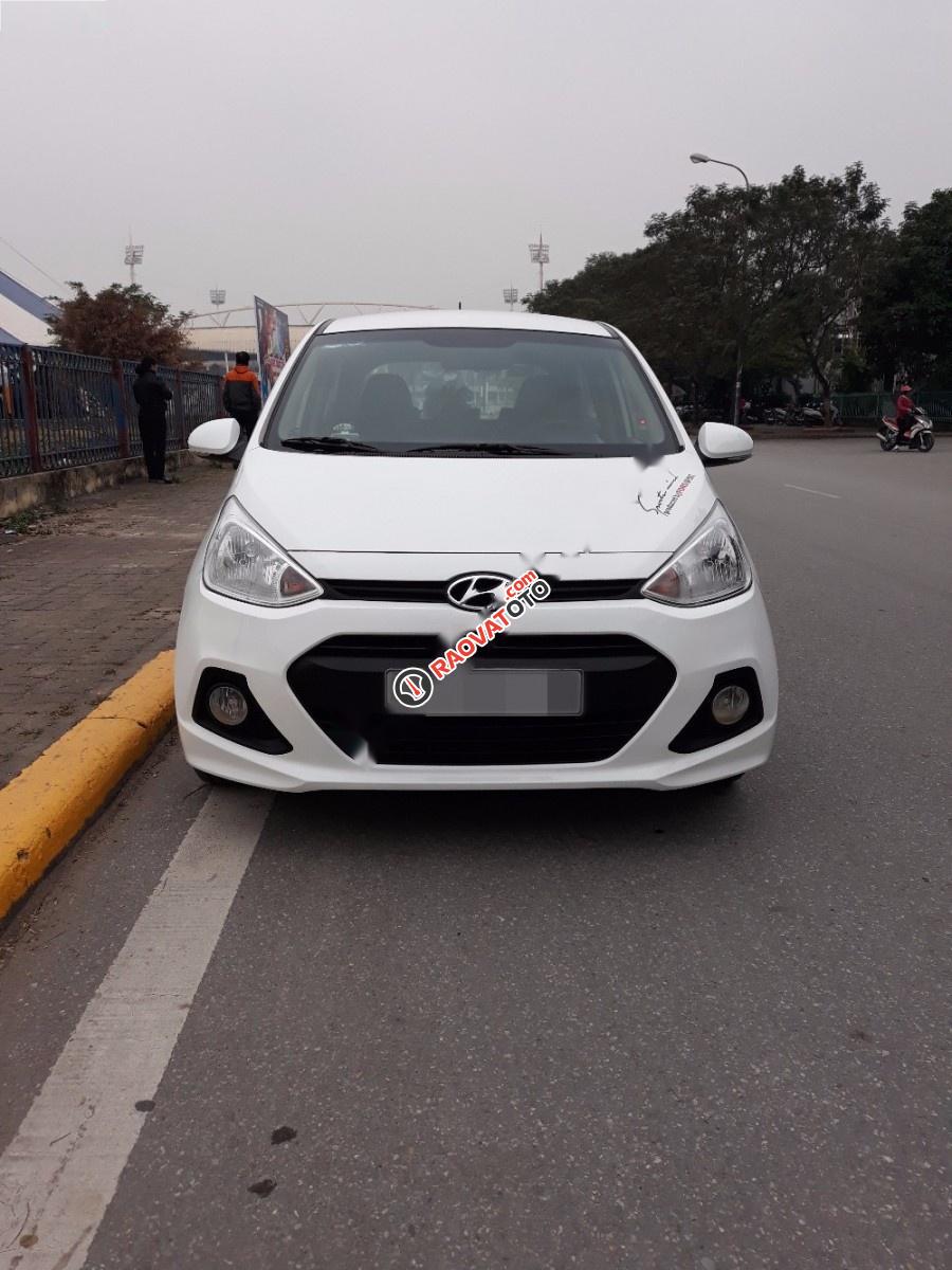 Cần bán Hyundai Grand i10 1.0 MT 2015, màu trắng, nhập khẩu còn mới, giá chỉ 312 triệu-0