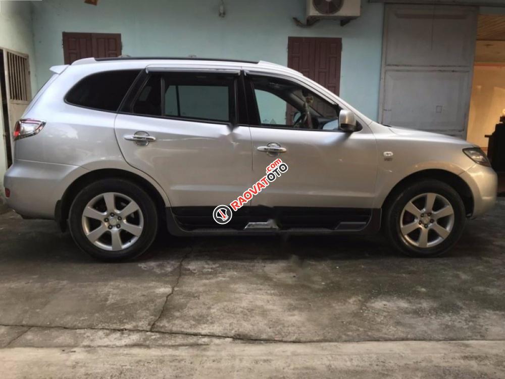 Cần bán gấp Hyundai Santa Fe MLX đời 2007, màu bạc, nhập khẩu số tự động-3