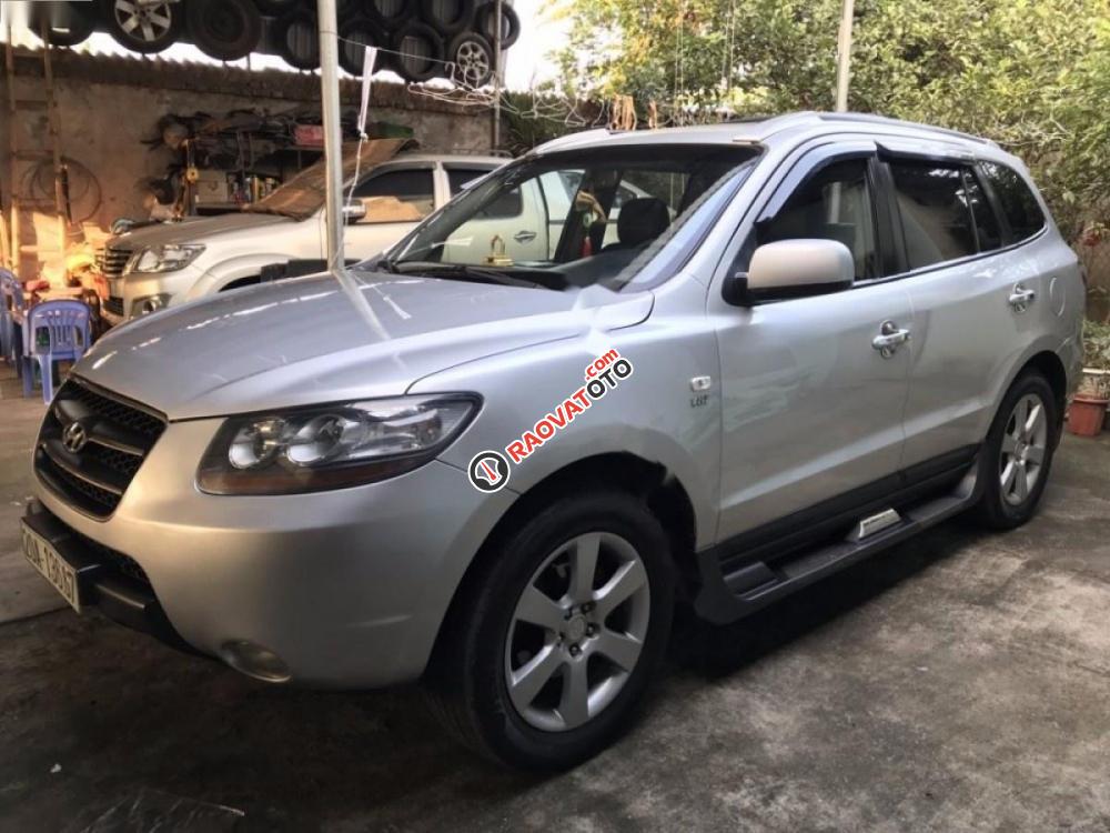 Cần bán gấp Hyundai Santa Fe MLX đời 2007, màu bạc, nhập khẩu số tự động-1