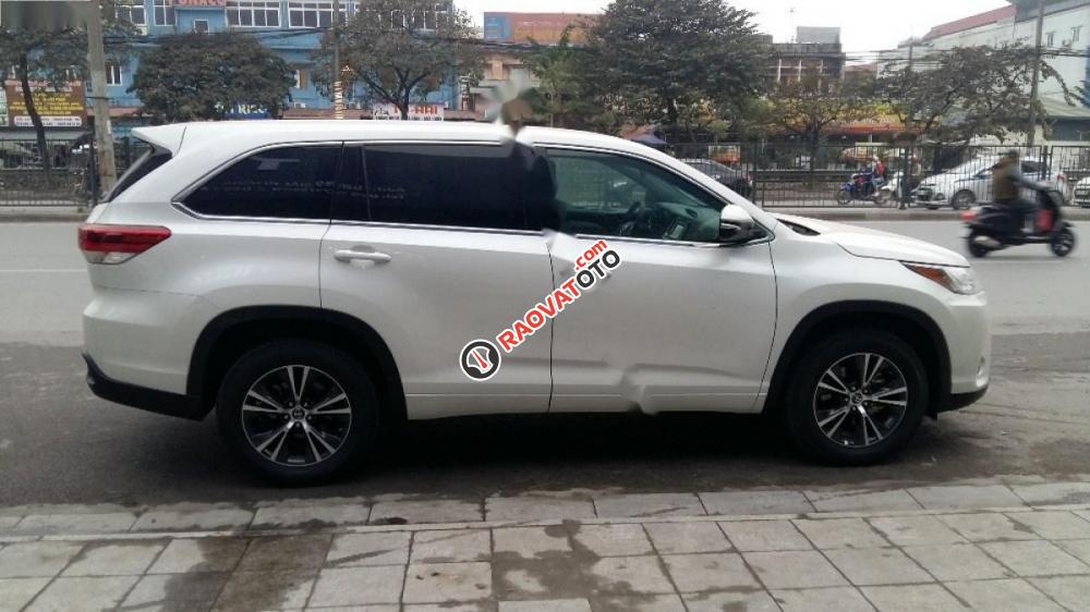 Bán xe Toyota Highlander LE 2.7 đời 2017, màu trắng, nhập khẩu -3