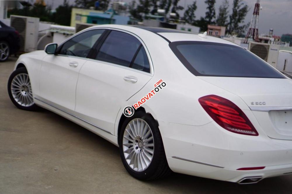 Cần bán xe Mercedes S500L đời 2017, màu trắng  -4