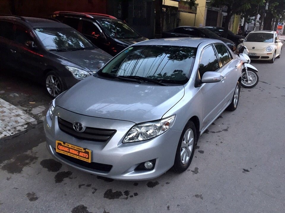 Bán Toyota Corolla altis đời 2009, màu bạc, nhập khẩu, số tự động-2