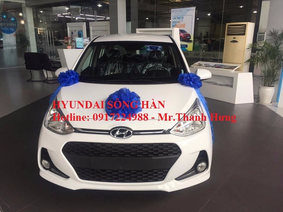 Bán xe Hyundai Grand i10 đời 2017, màu trắng, nhập khẩu-1