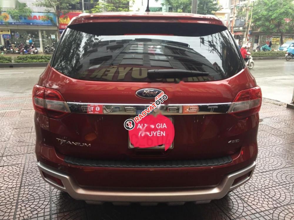 Bán Ford Everest Titanium 3.2L 4x4 AT năm 2016, màu đỏ, nhập khẩu chính chủ-3