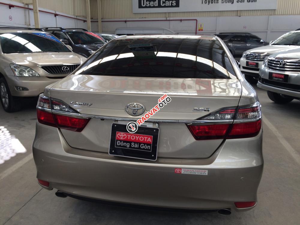 Bán xe Toyota Camry 2.5Q đời 2016, màu vàng cát mới leng keng-1