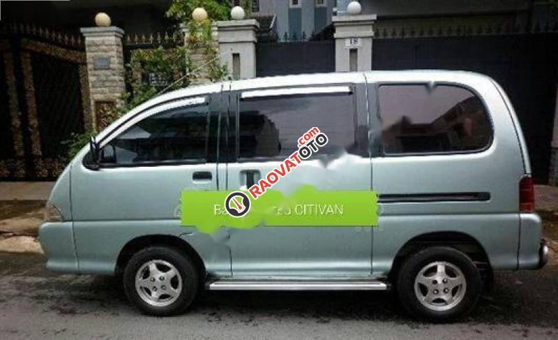 Cần bán lại xe Daihatsu Citivan 1.6 MT sản xuất 2000, màu xanh-4