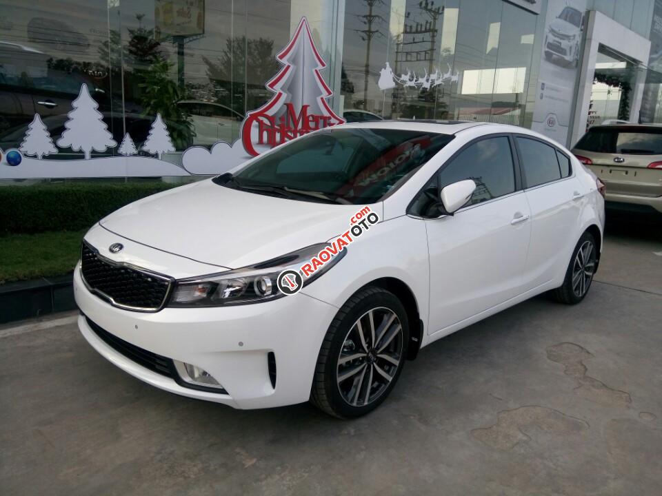 Bán Kia Cerato 1.6AT đời 2018, màu trắng, LH: 0989.240.241-2