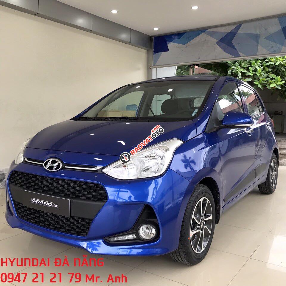 Xe Huyndai Grand i10 2018 màu xanh – Đà Nẵng giá sốc, giảm giá đến 40 triệu, Lh: 0941 295 79-1