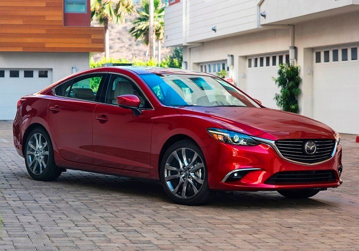 Bán Mazda 6 sản xuất 2017, màu đỏ, nhập khẩu-3