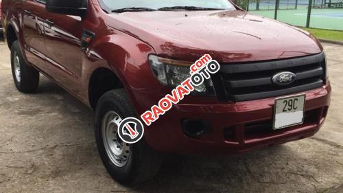 Bán Ford Ranger 2.2 MT đời 2013, màu đỏ, 410tr-0