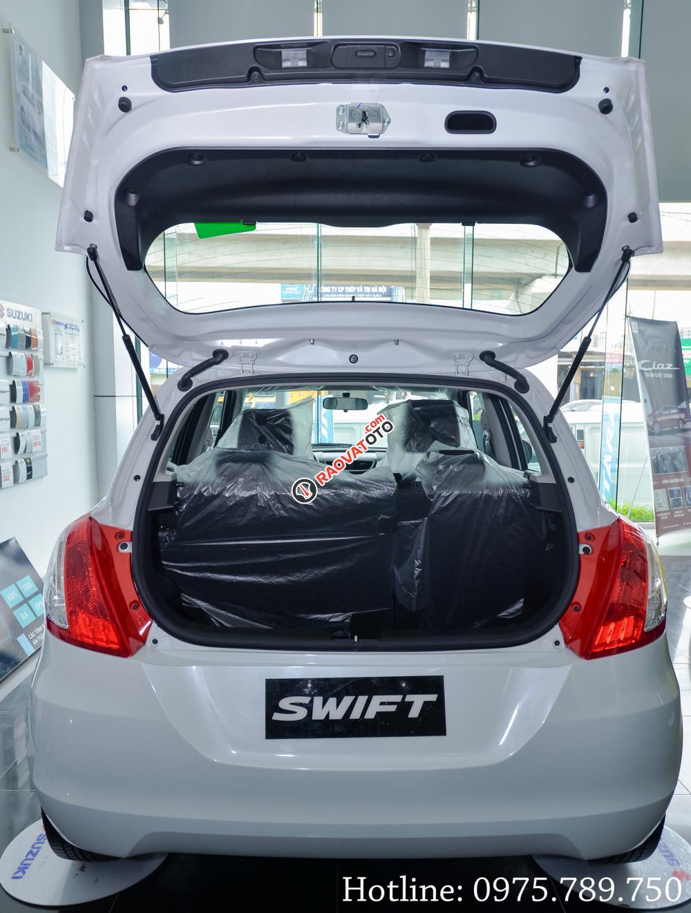 Đại lý Suzuki Việt Anh bán xe Suzuki Swift đời 2018, màu trắng giá tốt kèm nhiều khuyến mãi-11