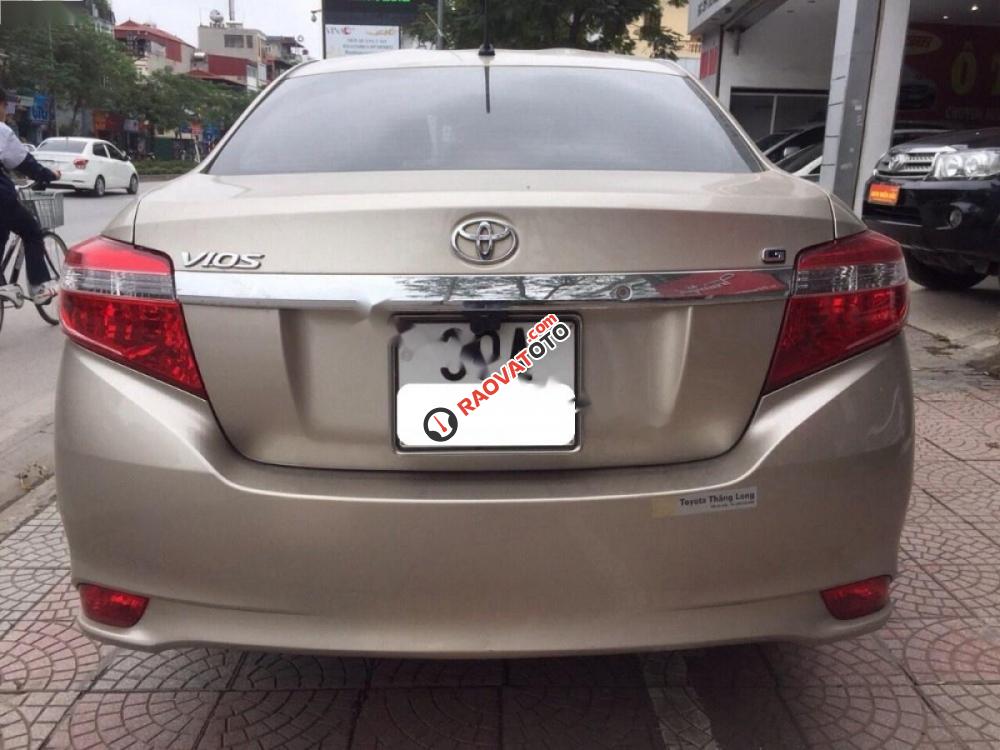 Cần bán xe Toyota Vios G đời 2015, màu vàng chính chủ-2