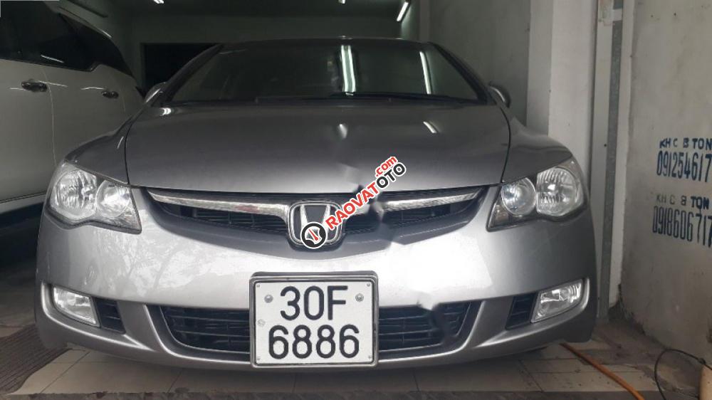 Cần bán xe Honda Civic 1.8 MT đời 2007, màu bạc chính chủ-1