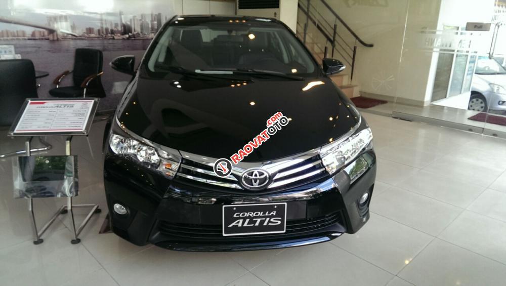 Bán Toyota Corolla Altis 1.8G MT năm 2018, màu đen, số sàn mạnh mẽ tinh tế-0