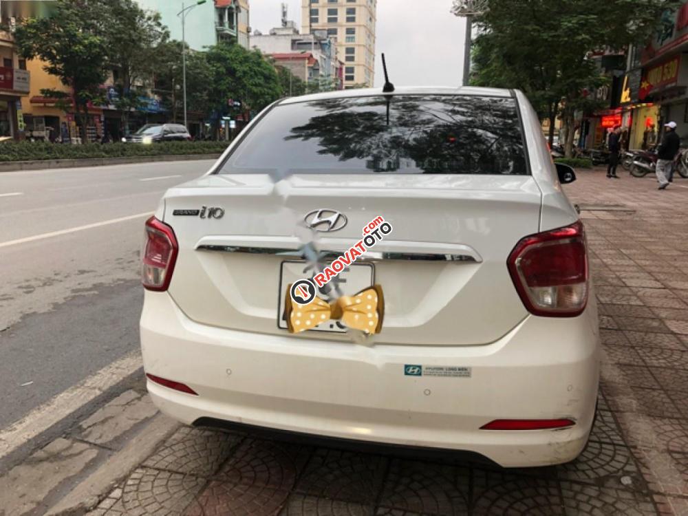 Cần bán xe Hyundai Grand i10 1.25MT đời 2016, màu trắng, nhập khẩu nguyên chiếc ít sử dụng, giá 405tr-1