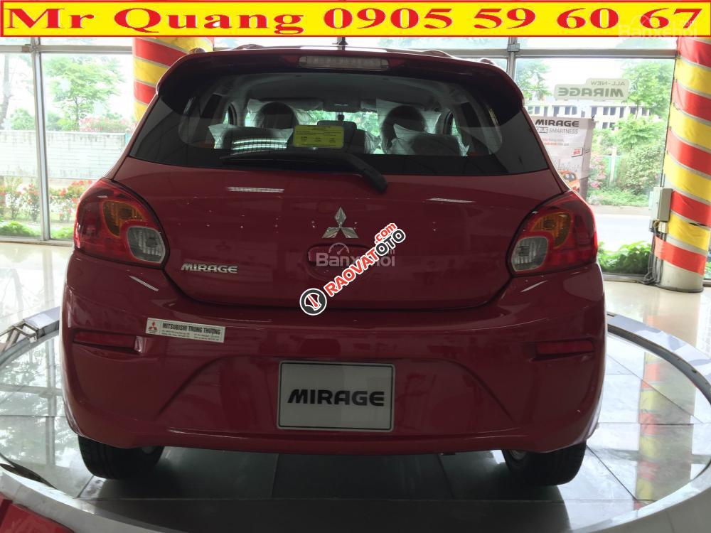 Cần bán xe Mitsubishi Mirage đời 2017, màu đỏ, tại Huế, Lh Quang 0905596067, giao xe ngay, xe đủ màu-2