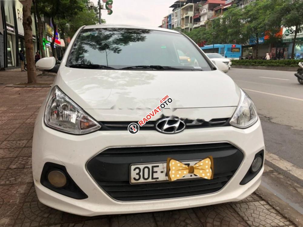 Bán xe Hyundai Grand i10 1.25MT đời 2016, màu trắng, nhập khẩu nguyên chiếc ít sử dụng-0