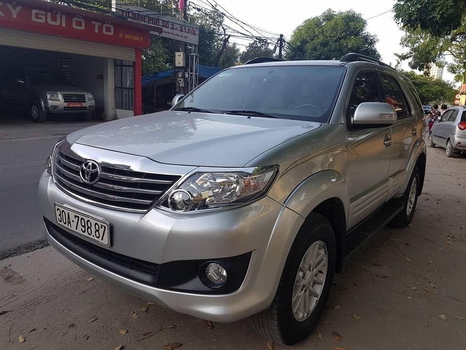 Bán lại xe Toyota Fortuner V đời 2013, màu bạc, nhập khẩu  -3