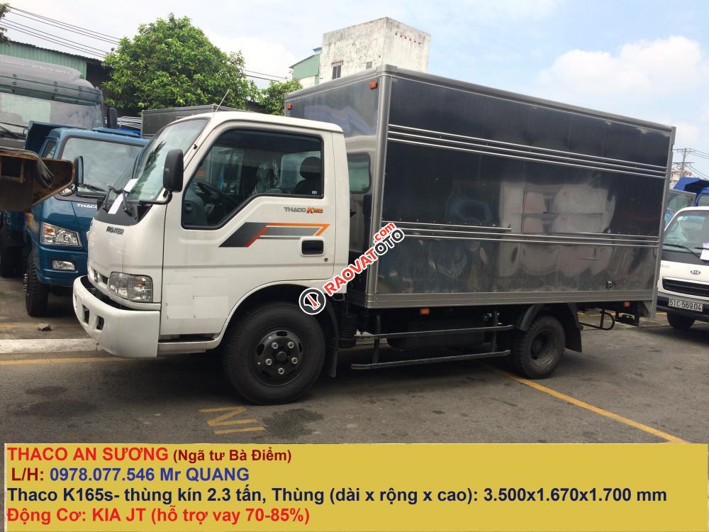 Trường Hải An Lạc bán xe tải Thaco Kia K165S 2.3 tấn thùng mui bạt, đời mới nhất giao ngay tại TPHCM-2