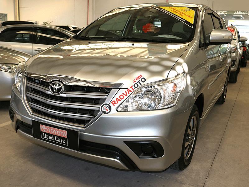 Bán Toyota Innova 2014, xe chạy 34000km, tặng BHVC, hỗ trợ vay 70% lãi suất ưu đãi-0